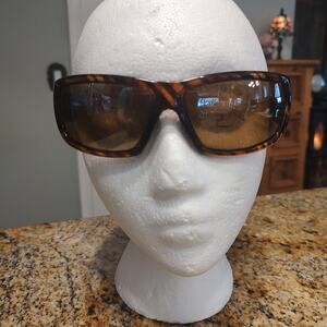 Bison R804-002 Tortoise Shell Wraparound Sunglasses